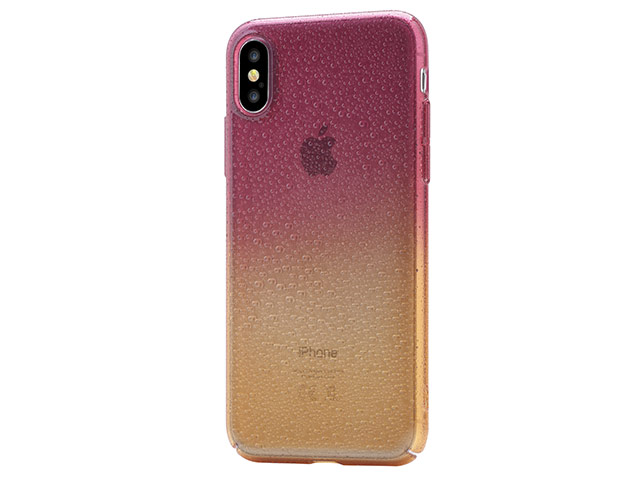 Чехол Devia Amber case для Apple iPhone X (оранжевый, пластиковый)