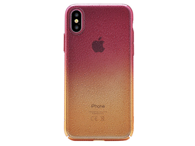 Чехол Devia Amber case для Apple iPhone X (оранжевый, пластиковый)