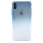 Чехол Devia Amber case для Apple iPhone X (голубой, пластиковый)