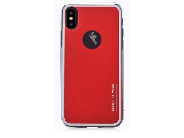 Чехол Vouni Orlando case для Apple iPhone X (красный, гелевый)
