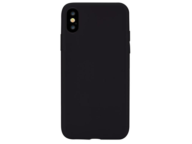 Чехол Vouni Cheerful case для Apple iPhone X (черный, пластиковый)