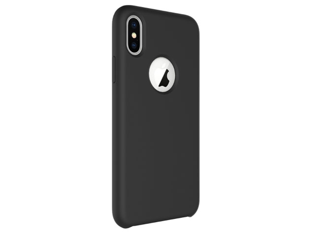 Чехол Vouni Joyful case для Apple iPhone X (черный, гелевый)