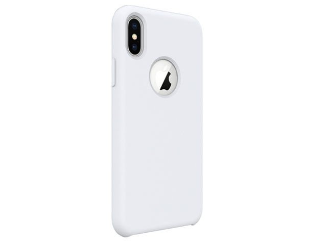 Чехол Vouni Joyful case для Apple iPhone X (белый, гелевый)