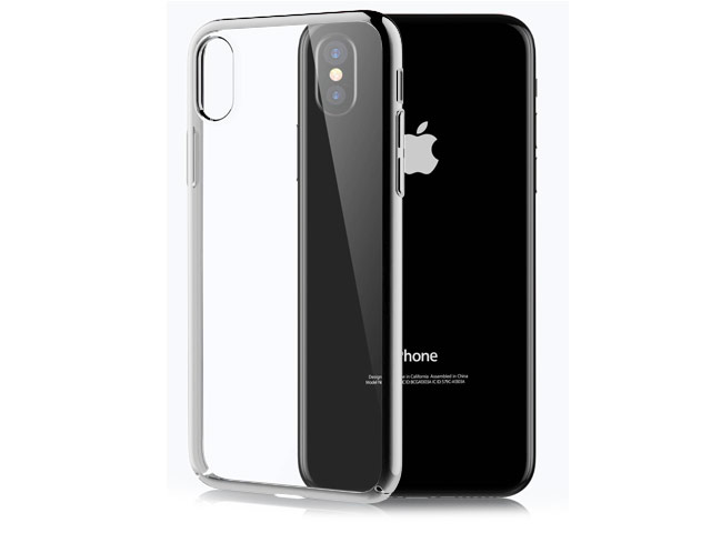 Чехол Vouni Sleek case для Apple iPhone X (серебристый, пластиковый)