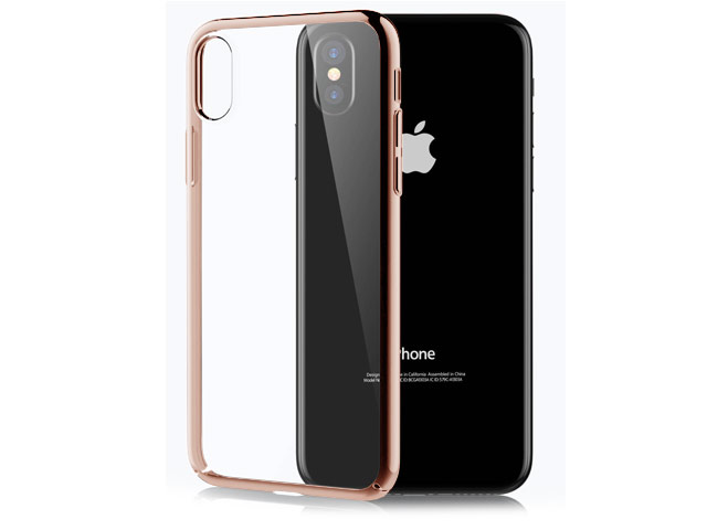 Чехол Vouni Sleek case для Apple iPhone X (розовый, пластиковый)