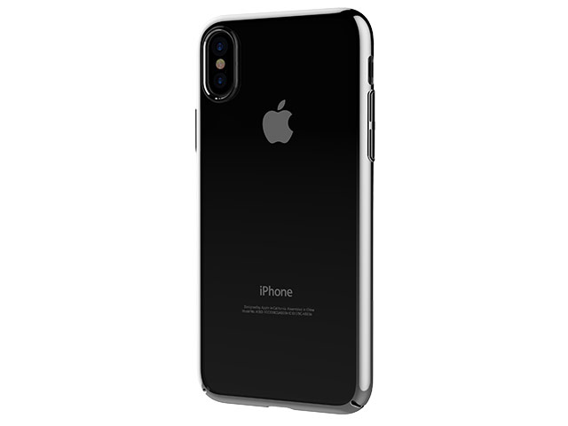 Чехол Devia Glimmer case для Apple iPhone X (серебристый, пластиковый)