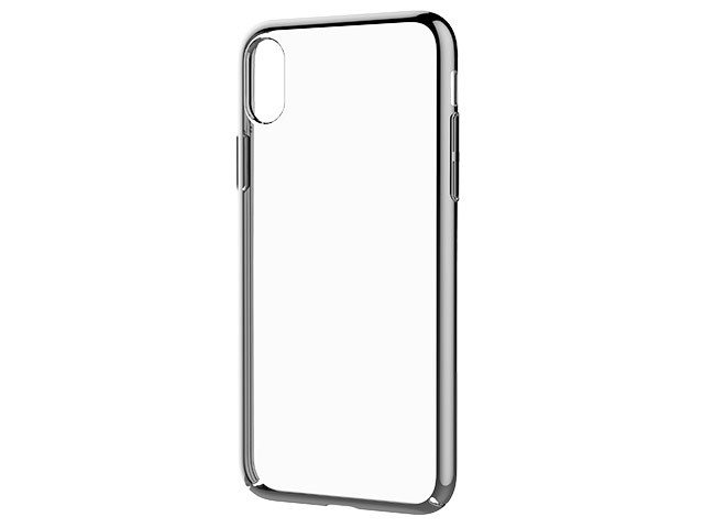 Чехол Devia Glimmer case для Apple iPhone X (серебристый, пластиковый)