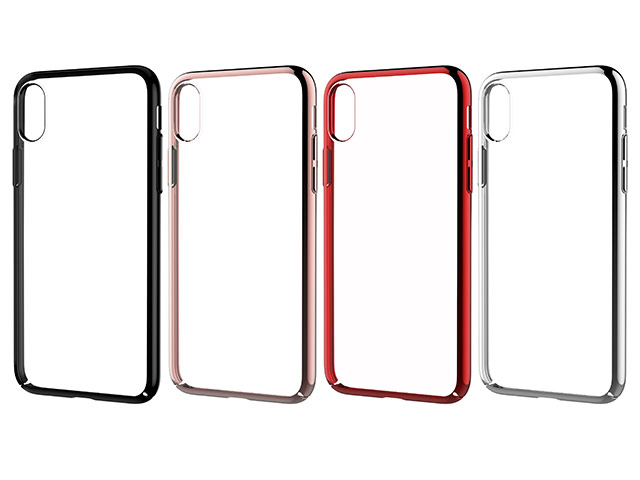 Чехол Devia Glimmer case для Apple iPhone X (серебристый, пластиковый)
