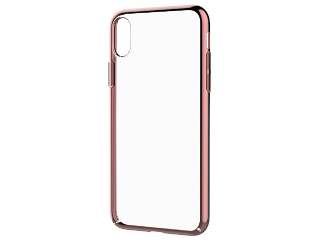 Чехол Devia Glimmer case для Apple iPhone X (розовый, пластиковый)