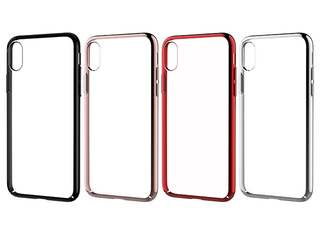 Чехол Devia Glimmer case для Apple iPhone X (розовый, пластиковый)