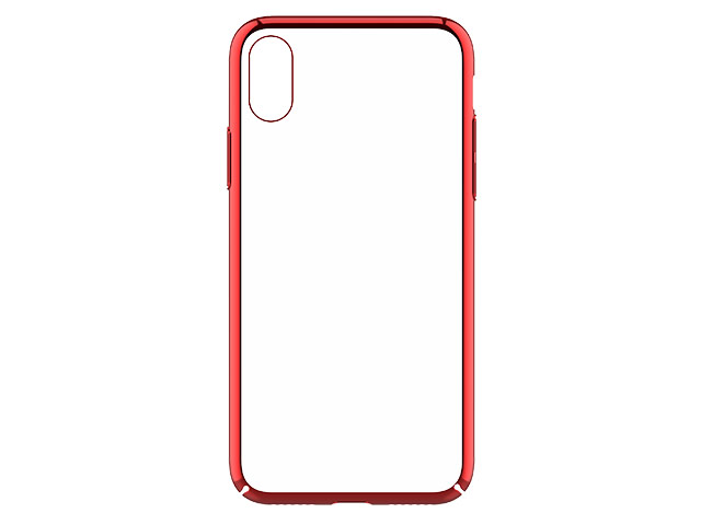 Чехол Devia Glimmer case для Apple iPhone X (красный, пластиковый)