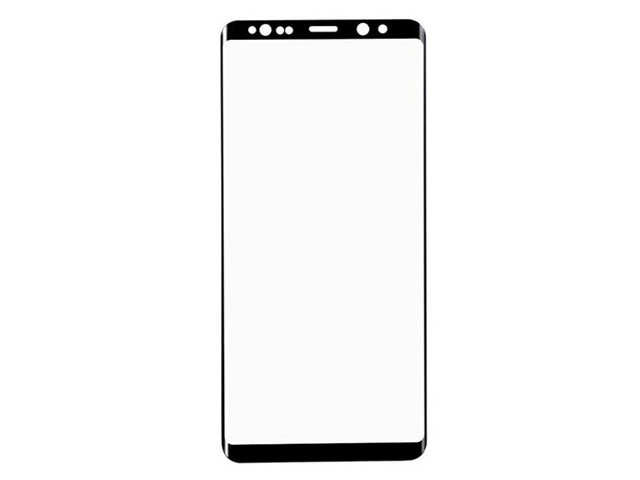 Защитная пленка Devia 3D Curved Tempered Glass для Samsung Galaxy Note 8 (стеклянная, черная)