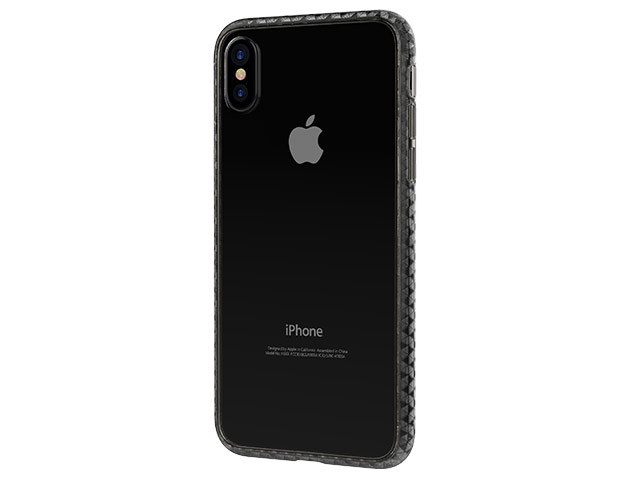 Чехол Comma Fancy Mirror для Apple iPhone X (прозрачный, гелевый)