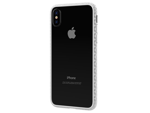 Чехол Comma Fancy Mirror для Apple iPhone X (белый, гелевый)