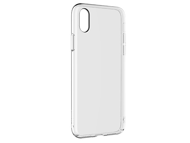 Чехол Comma Hard Jacket case для Apple iPhone X (прозрачный, пластиковый)