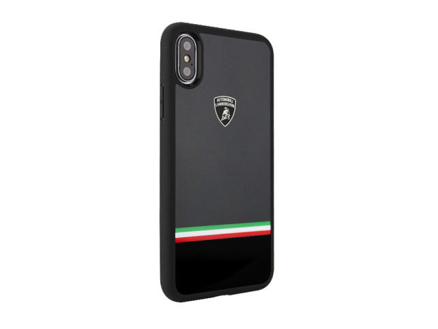 Чехол Lamborghini Huracan D12 для Apple iPhone X (черный, гелевый)