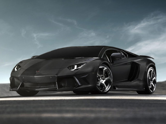Чехол Lamborghini Aventador D9 для Apple iPhone X (черный, гелевый)