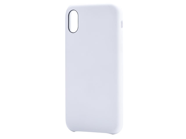 Чехол Devia Nature case для Apple iPhone X (белый, кожаный)