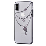 Чехол Devia Crystal Shell для Apple iPhone X (Gun Black, пластиковый)