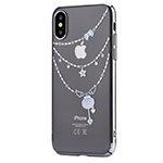 Чехол Devia Crystal Shell для Apple iPhone X (Silvery, пластиковый)