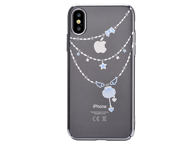 Чехол Devia Crystal Shell для Apple iPhone X (Silvery, пластиковый)