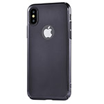 Чехол Devia Mirror case для Apple iPhone X (черный, пластиковый)