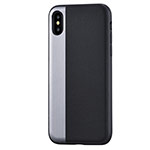 Чехол Comma Jazz case для Apple iPhone X (черный, кожаный)