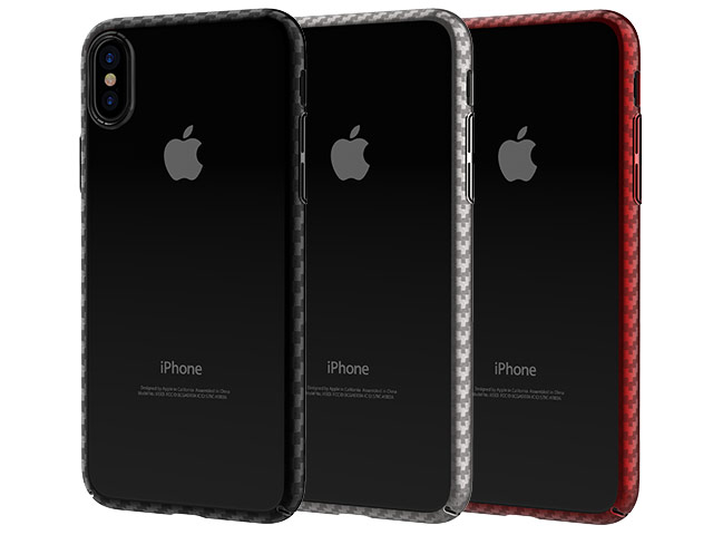 Чехол Comma Legende case для Apple iPhone X (черный, пластиковый)