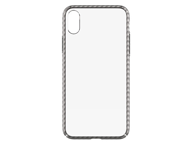 Чехол Comma Legende case для Apple iPhone X (серебристый, пластиковый)