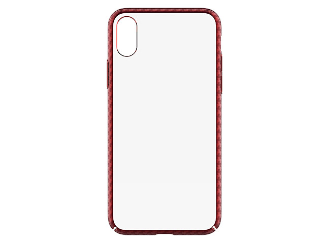 Чехол Comma Legende case для Apple iPhone X (красный, пластиковый)