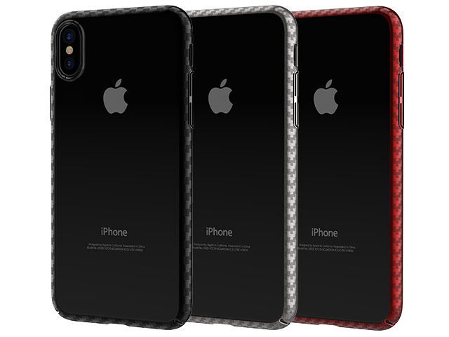 Чехол Comma Legende case для Apple iPhone X (красный, пластиковый)