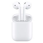 Беспроводные наушники Apple AirPods (белые, пульт/микрофон, чехол-зарядка)