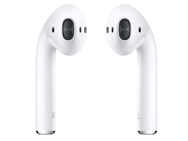 Беспроводные наушники Apple AirPods (белые, пульт/микрофон, чехол-зарядка)