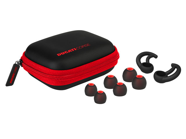 Наушники Ducati Corse i-02 Headphones (черные, пульт/микрофон, 20-22000 Гц)