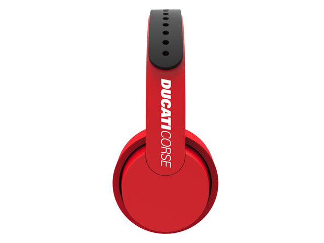 Наушники Ducati Corse N-01 Headphones (черные/красные, пульт/микрофон, 20-22000 Гц)