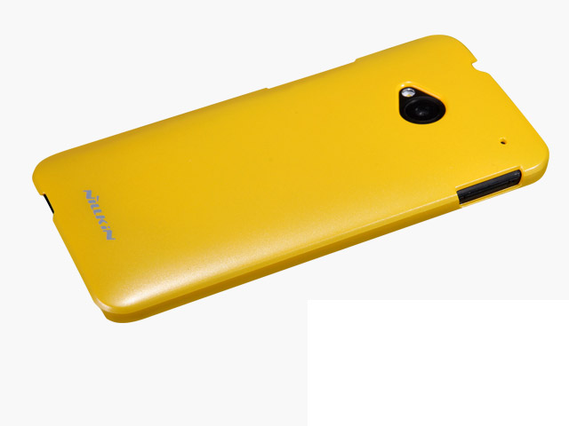 Чехол Nillkin Shining Shield для HTC One 801e (HTC M7) (желтый, пластиковый)