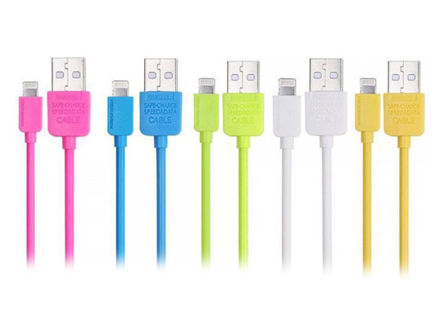 USB-кабель Remax Speed Data Cable (Lightning, 1 м, белый)