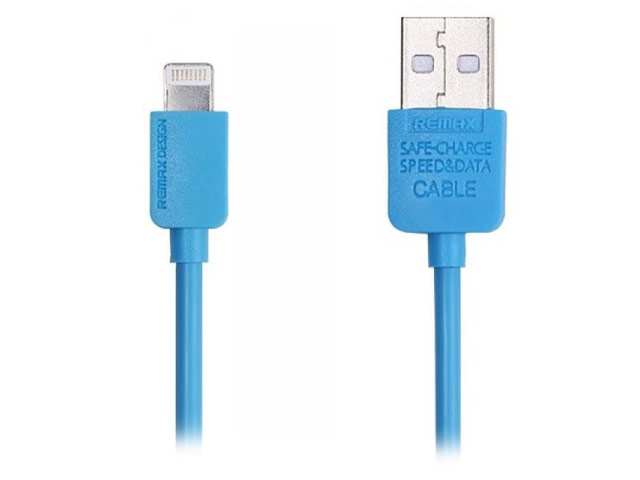 USB-кабель Remax Speed Data Cable (Lightning, 1 м, синий)