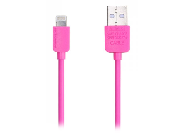 USB-кабель Remax Speed Data Cable (Lightning, 1 м, розовый)