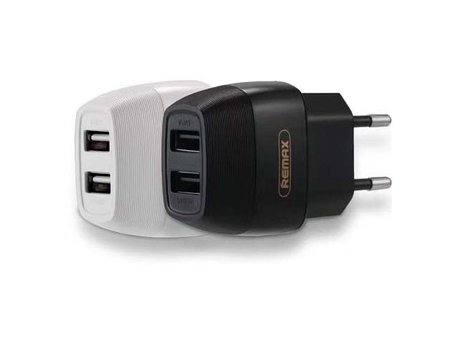 Зарядное устройство Remax Flinc Series универсальное (сетевое, 2xUSB, 2.1A, белое)