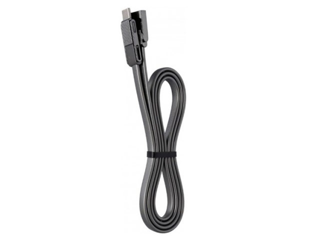 USB-кабель Remax Gplex 3-in-1 Cable (USB Type C, microUSB, Lightning, 1 м, черный)