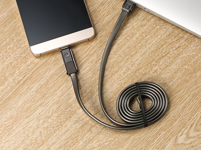 USB-кабель Remax Gplex 3-in-1 Cable (USB Type C, microUSB, Lightning, 1 м, черный)