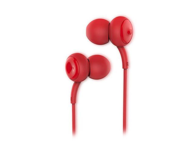 Наушники Remax Design Earphone RM-510 (красные, пульт/микрофон, 20-20000 Гц, 10 мм)