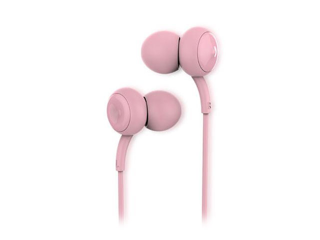 Наушники Remax Design Earphone RM-510 (розовые, пульт/микрофон, 20-20000 Гц, 10 мм)