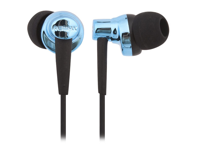 Наушники Remax Stereo Headset RM-575-PRO (синие, пульт/микрофон, 20-20000 Гц, 10 мм)