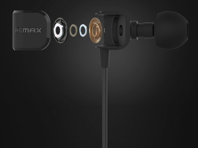 Наушники Remax Crazy Robot Earphone RM-502 (бирюзовые, пульт/микрофон, 20-20000 Гц, 9 мм)