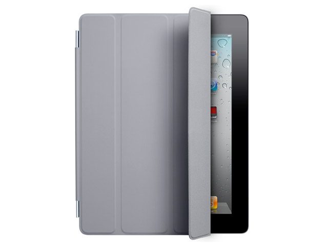 Чехол Apple iPad 2 Smart Cover полиуретановый (серый)