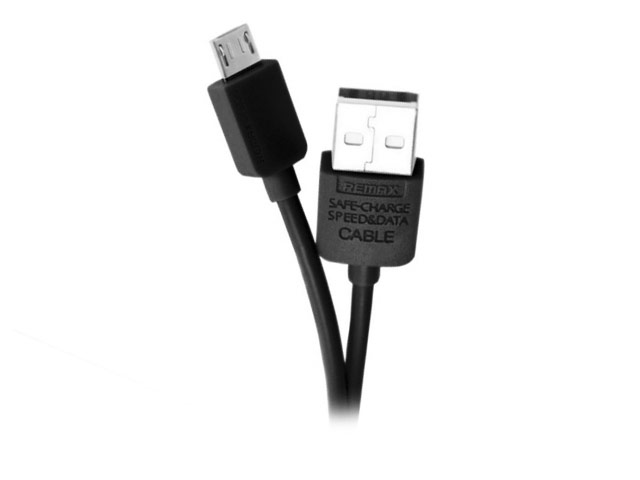 USB-кабель Remax Speed Data Cable (microUSB, 1 м, черный)
