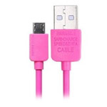 USB-кабель Remax Speed Data Cable (microUSB, 1 м, розовый)