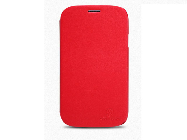 Чехол Nillkin Side leather case для Samsung Galaxy Grand Duos i9082 (красный, кожанный)